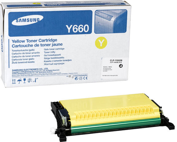 Samsung Wyprzedaż Oryginał Toner  do CLP-610/660 CLX-6200 Series | 5 000 str | yellow