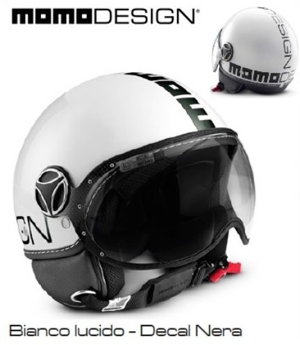 MOMO Fighter fgtr Jet kask, s, biały/czarny 100230