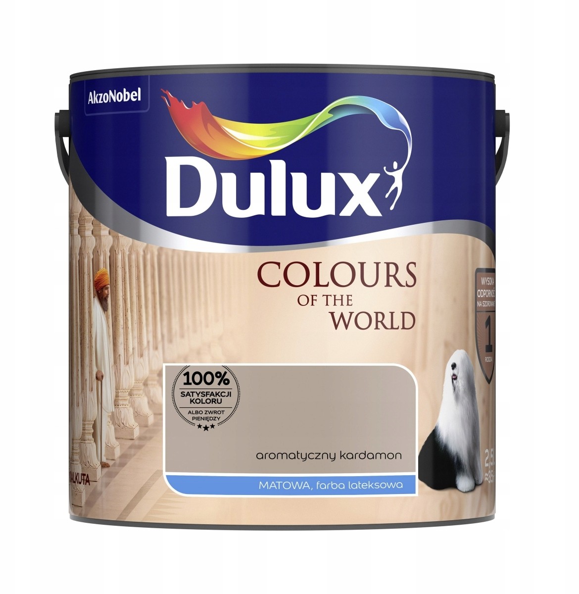 Dulux Dulux Kolory Świata 2,5L Aromatyczny Kardamon farb
