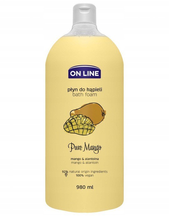 On Line PŁYN DO KĄPIELI 980ML PURE MANGO