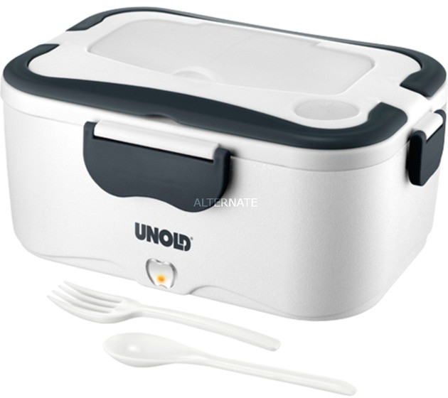 Unold 230.338 pojemnik na jedzenie Pojemnik na lunch Czarny, Biały Stal nierdzewna 1,5 L, Lunchbox 4011689588501