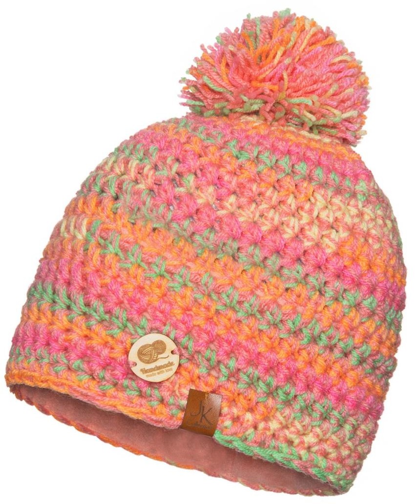 Naturalna czapka zimowa Handmade