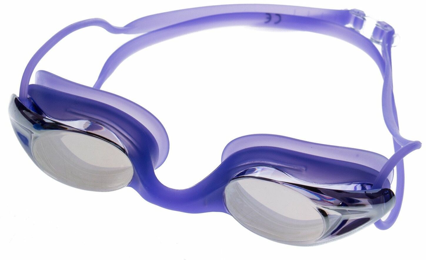 Vivo Okulary do pływania Vivo B-0107 fioletowe lustrzane treningowe
