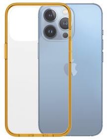 PanzerGlass Obudowa dla telefonów komórkowych ClearCaseColor na Apple iPhone 13 Pro 0338) Pomarańczowy/przezroczysty