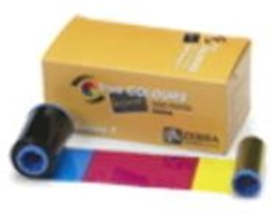 Zebra ZC300 RIBB COLOR-YMCKOK 200IMG - Tasma drukujaca (kolorowa) Color (cyan, magenta, yellow, resin black, clear overcoat) 800300-360EM