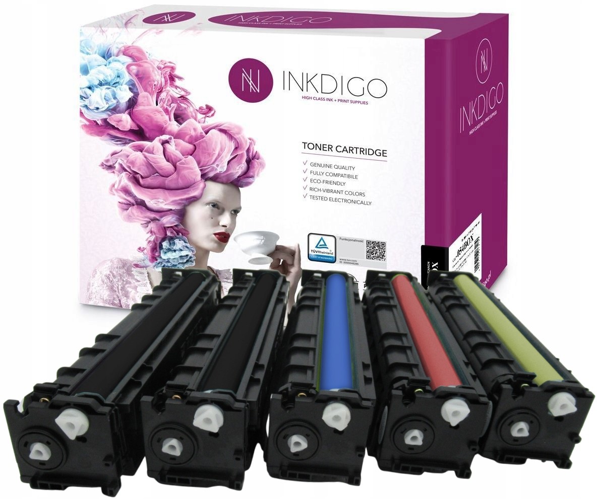 5x Toner do Canon MF641Cw MF643Cdw MF644Cdw CRG054