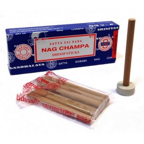 Satya Kadzidło NAG CHAMPA - Grube kadzidełka pyłkowe (10szt)