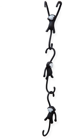 Monkey Business Haczyki 3szt Monkey Business Just Hanging czarne MB937