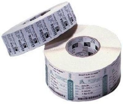 Zebra Premium na wysoki połysk poliester, Core, 70 X 32 MM, 2100 etykiet na, C-25 MM, Box of 12, biały 5051964413721