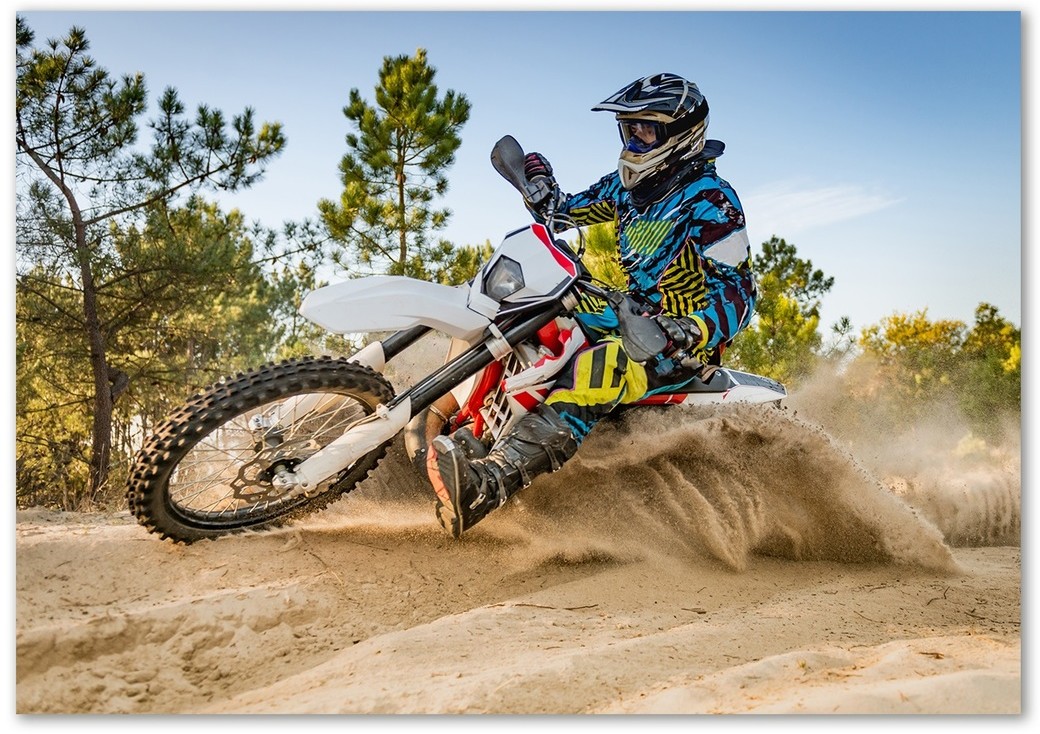 Foto obraz na ścianę akryl Motocross