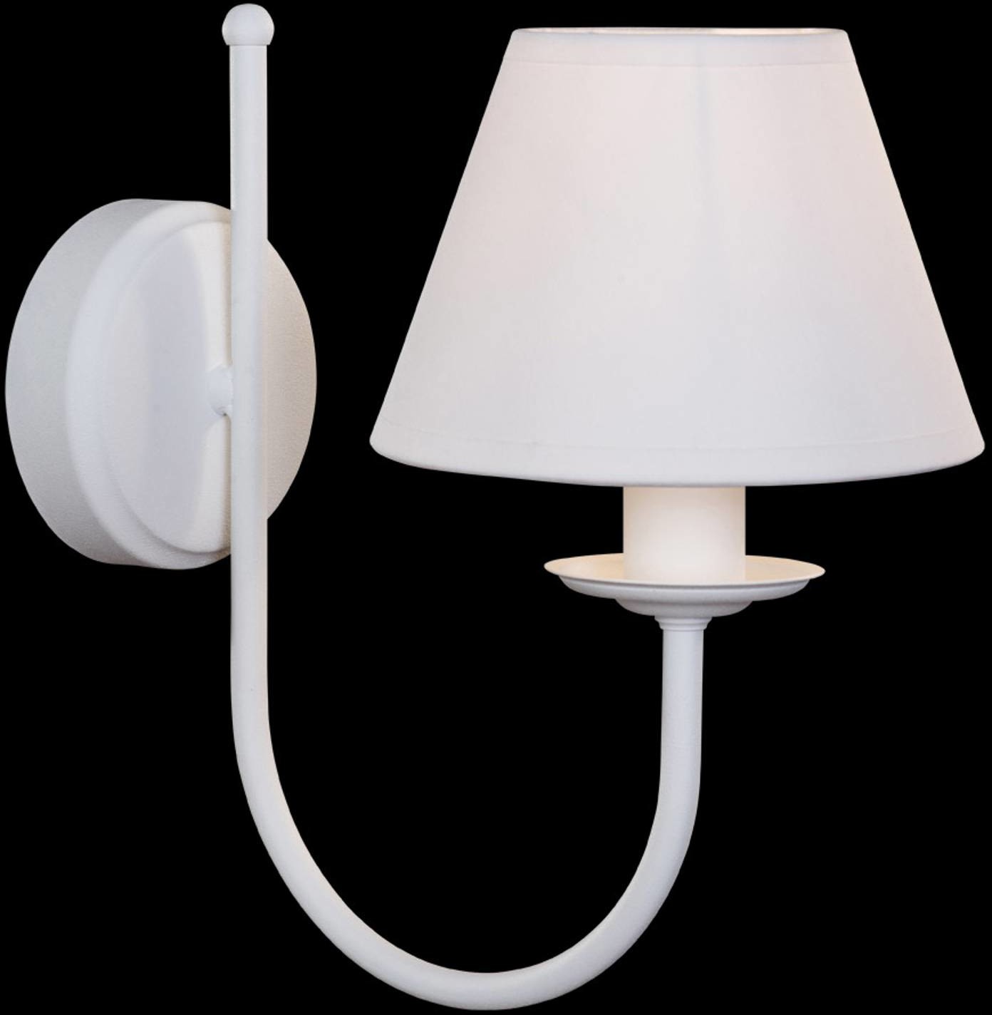 EULUNA Kinkiet Bona, 1-punktowa, biała