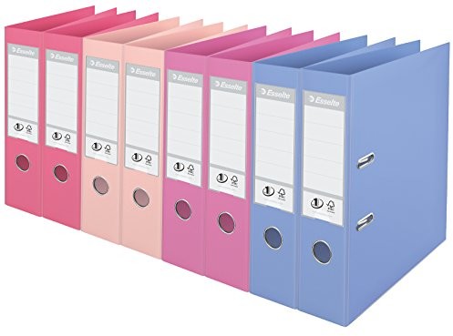 Esselte -Leitz Solea Power segregator na dokumenty, szerokość grzbietu 75 mm, format A4, 10 sztuk, różne kolory 231040