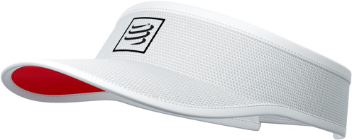 Compressport Daszek biegowy VISOR biały