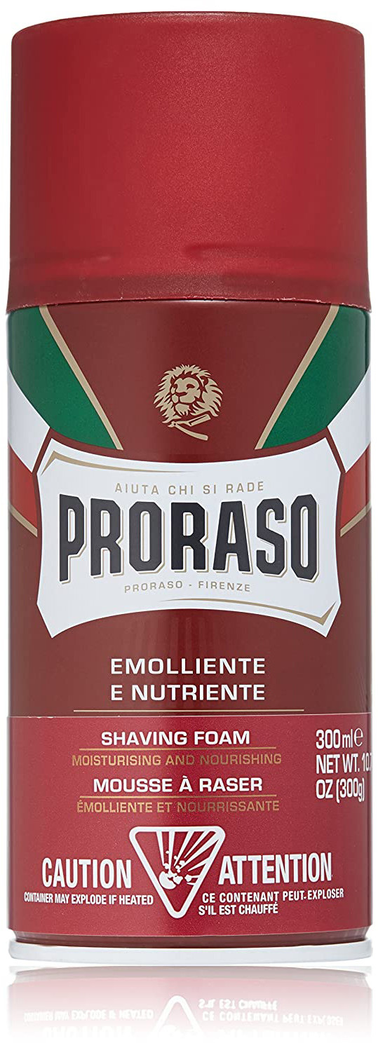 Proraso Pianka do Golenia, Nawilżająca i Odżywcza do Grubej Brody, 300ml