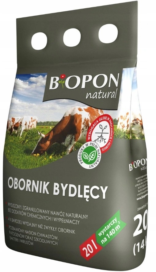 Biopon Obornik Granulowany Bydlęcy 20L