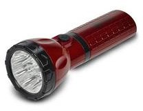 Solight Lampa nabíjecí 9x LED červeno/černá WN10) Czarny/Czerwony