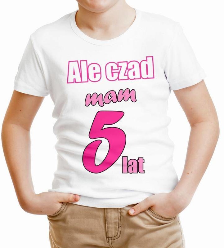 Poczpol Ale czad mam pięć lat - koszulka dziecięca PRZPOC-0-2284
