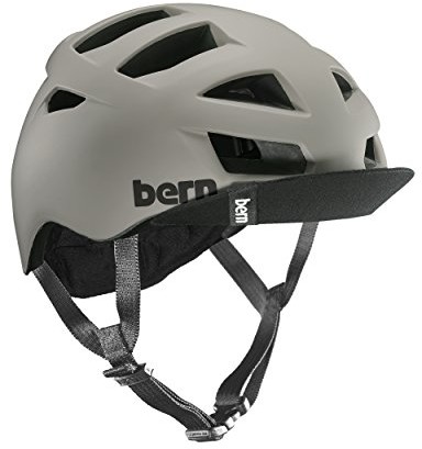 Bern All, kask rowerowy dla mężczyzn, szary, S/M BM06ZMSND01_Matte Sand_S-M