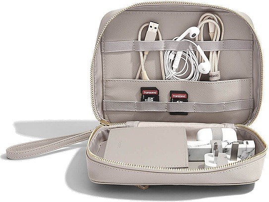 Stackers Etui na ładowarki i słuchawki Stackers taupe 74317