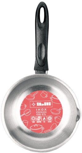 Ibili 665220 rondel, ze stali nierdzewnej, zakrzywione, z krawędź do wylewania, 21 cm 665220