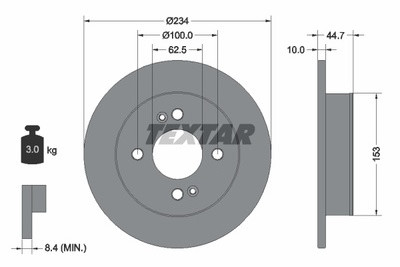 TEXTAR (TMD Friction Services GmbH) (TMD Friction Services GmbH) 92291603 92291603