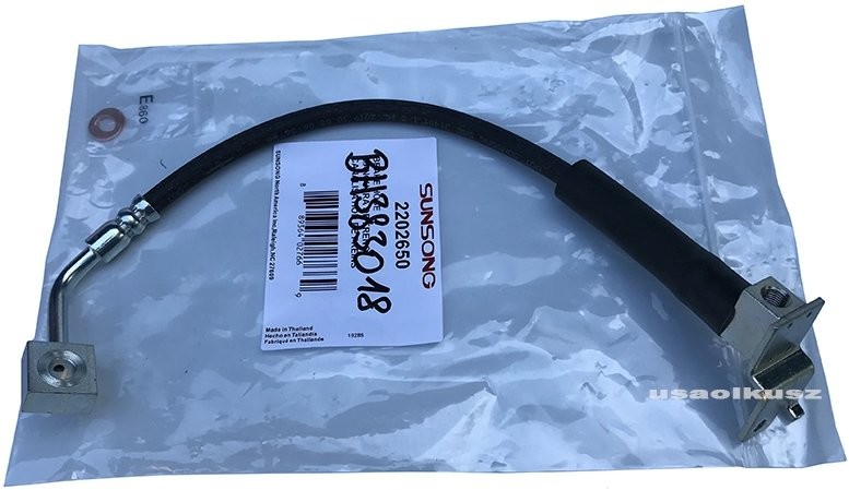 SUNSONG Tylny elastyczny lewy przewód hamulcowy Jeep Cherokee 2006-2007 2202650