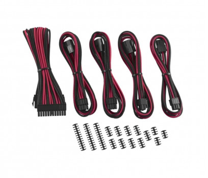 CableMod ModMesh Cable Extension Kit 8+6 Czarno-Czerwone