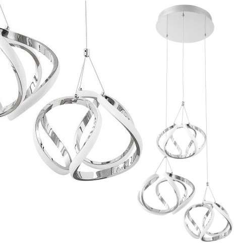 Rabalux Palmira 5771 lampa wisząca zwis 1x50W LED chrom