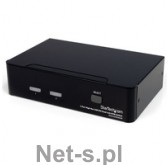 StarTech com 2 PORT USB DVI KVM SWITCH com 2 Port Dual Link DVI USB KVM Switch mit Audio DVI Desktop KVM Umschalter (SV231DVIUAHR)