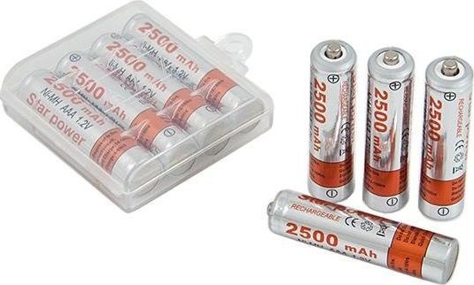 NoName Akumulator AAA R03 2500mAh 4szt