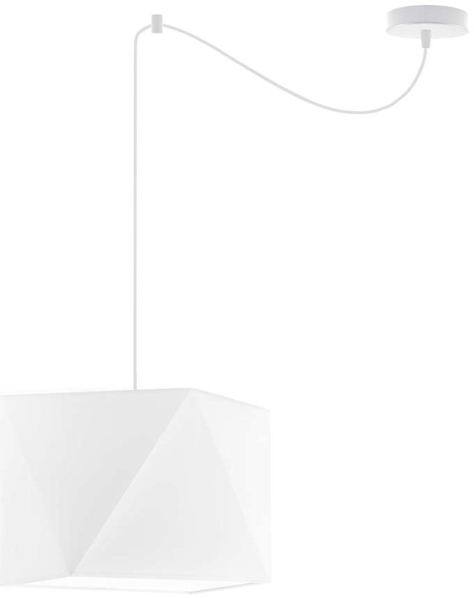 LYSNE Biała lampa wisząca KANO 400041/1 D1