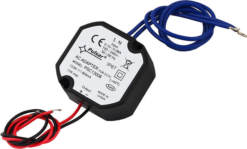 PULSAR ZASILACZ DOPUSZKOWY PSC13008 13,8V/0,8A/55MM PSC13008