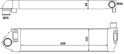 Фото - Інше для мото NRF INTERCOOLER RENAULT MEGANE 