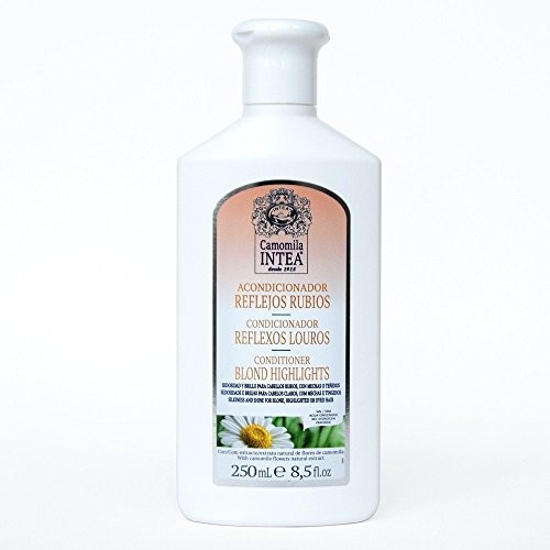 Camomila Intea Premium Blondes Płukanka do włosów o naturalnym wyciąg z rumianku płukanie  specjalnie zaprojektowany na potrzeby Mężczyźni wolą do własnego gustu i uzyskują wyróżnić blonden w kolorze włosa (250ml) 8410895100341