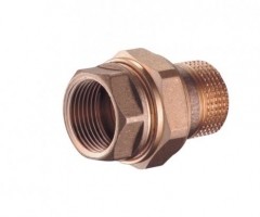 KFA 814-011-25 ZŁĄCZKA GRZEJNIKOWA PROSTA MOSIEZNA $281RUBUNEK) 1