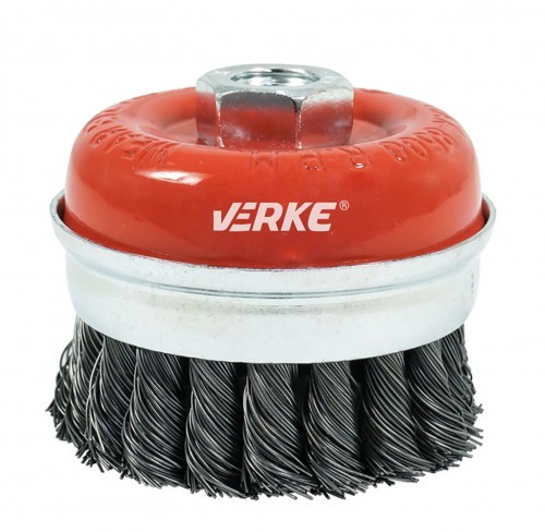VERKE SZCZOTKA DRUCIANA CZOŁOWA M14 PLECIONA 65 mm VERKE V05253 V05253