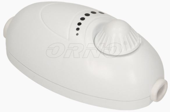 Orno Ściemniacz nakablowy 20-100W, biały OR-AE-13115