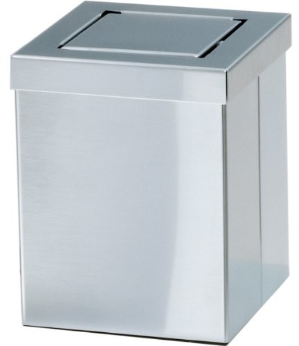 Decor Walther 0611170 DW 1130 stołu kosz na papier, polerowana stal nierdzewna
