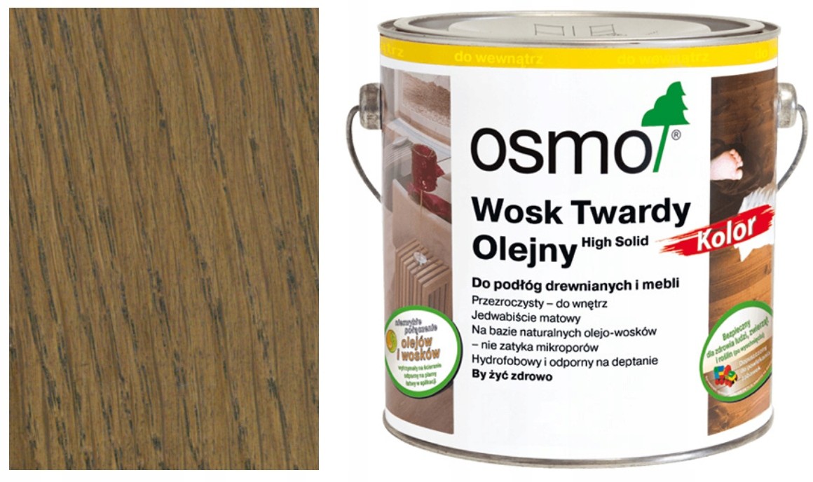 Olej do podłóg Wosk Twardy Olejny Osmo 2,5 L terra