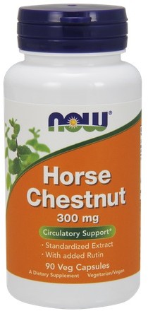 Now Foods Foods, USA Foods Horse Chestnut (kasztanowiec zwyczajny) 300mg 90 kaps.