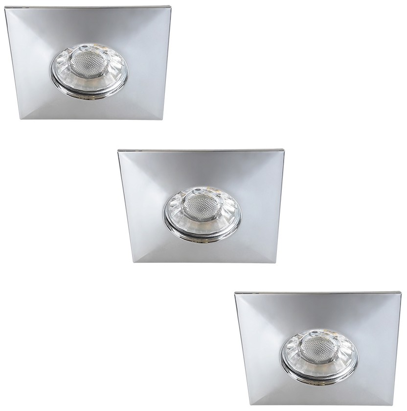 Rabalux 1079 - ZESTAW 3x LED Łazienkowa oprawa wpuszczana RANDY 3xLED/4W/230V