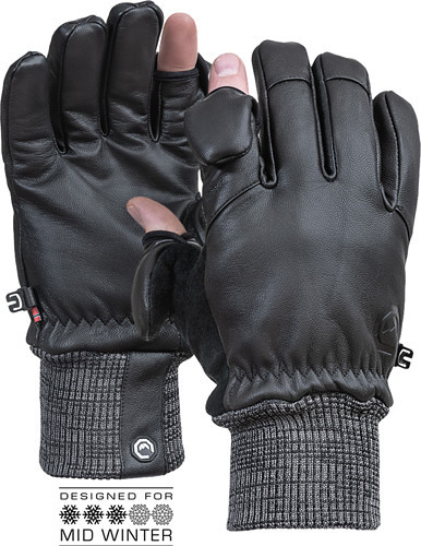 Vallerret Rękawice VALLERRET Hatchet Leather Photography Glove Black L