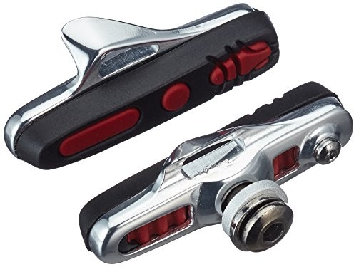XLC klocków hamulcowych cartridge Road BS-R04 -częściowy zestaw 55 MM, srebrny/czarny/czerwony, 2500386200 2500386200_silber/schwarz/rot