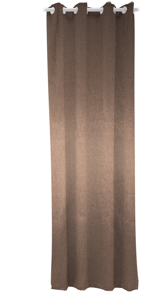 Zasłona zaciemniająca Elrondo brązowy, 140 x 245 cm
