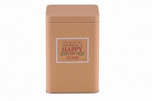Altom HAPPY HOME PUSZKA KWADRATOWA 10,5X10,5X16 CM BEŻOWA 5907508116507