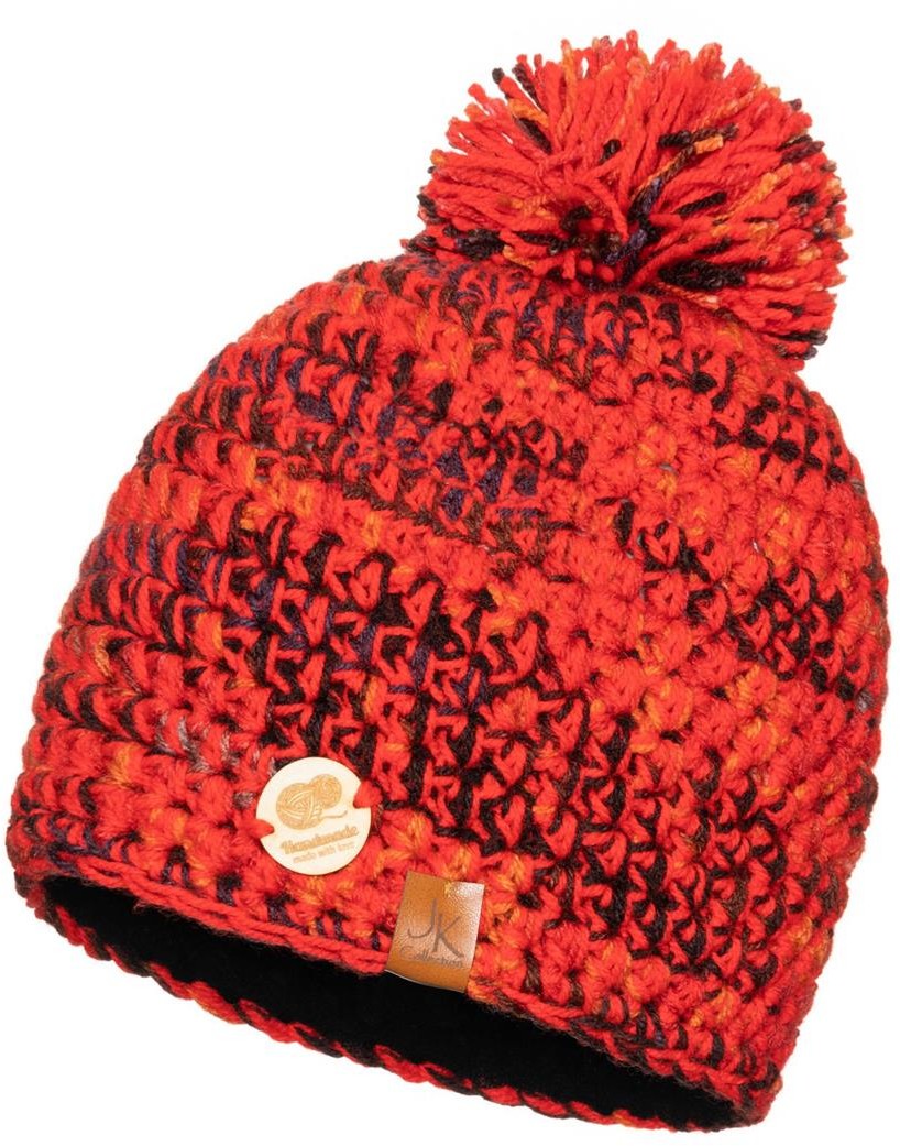 Naturalna czapka zimowa Handmade