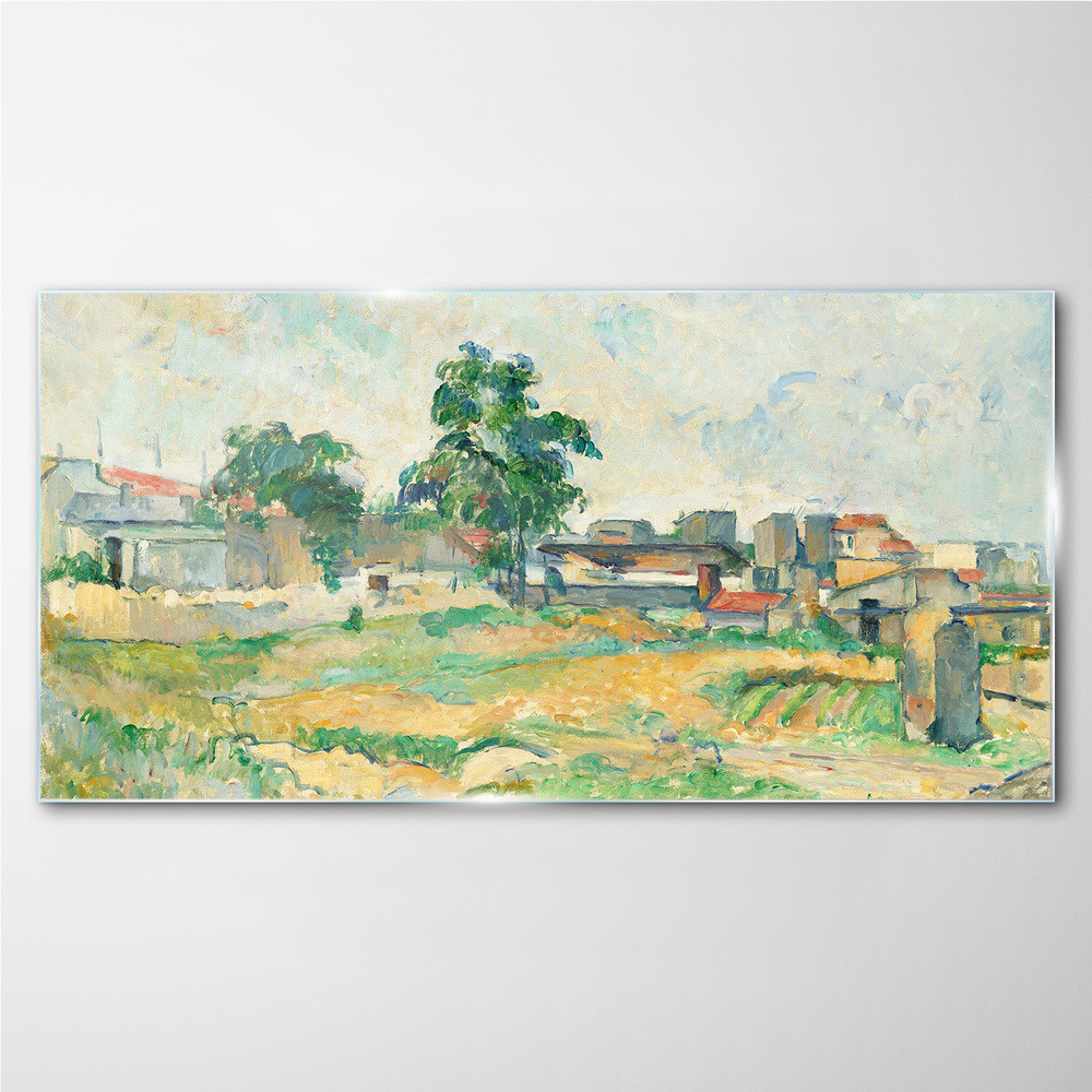 PL Coloray Obraz Szklany Krajobraz Paryż Cézanne 140x70cm