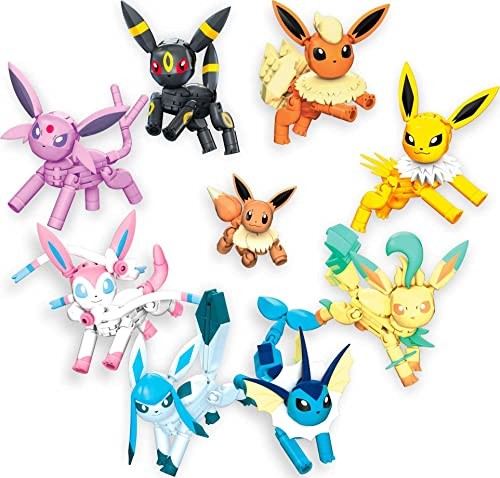 MEGA Mega Pokemon Ewolucja Eevee Zestaw klocków dla dzieci GFV85 GFV85