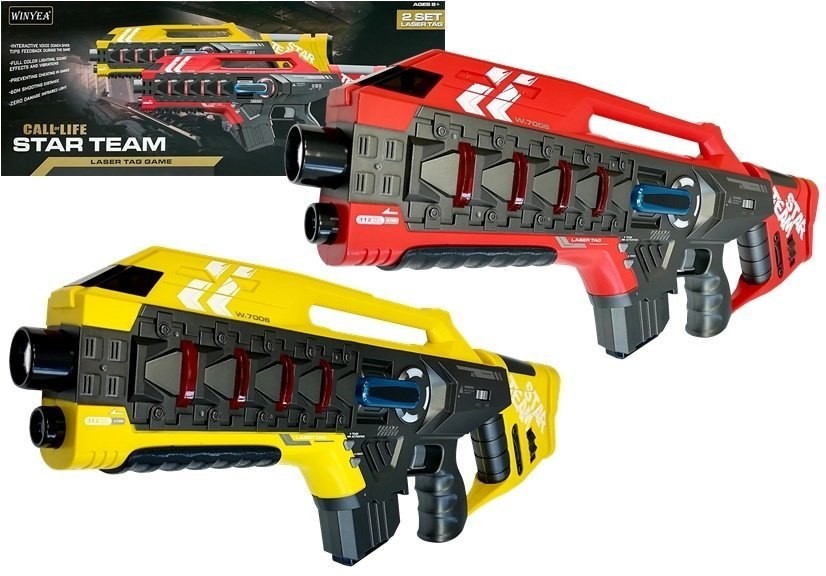 Zestaw Karabinów Laser Tag 4 drużyny 2 kolory 4877