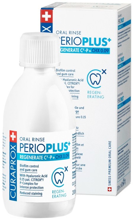 Фото - Зубна паста / ополіскувач Curaprox Perio Plus+ Regenerate płyn do płukania ust 200 ml unisex 